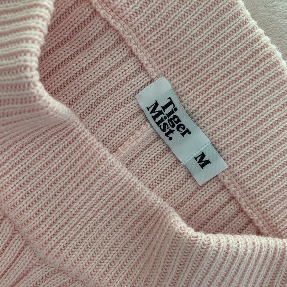 Pink rib shorts/ high waist * never worn* - Picture 4 of 5